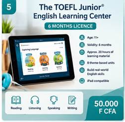 The TOEFL Junior® English Learning Center - 6 months licence